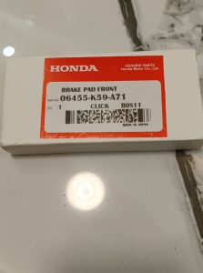 BRAKE PAD FOR HONDA CLICK125 v2 HONDA CLICK 150 HONDA GENIO 06455-K59-A71 JAPAN GENUINE PARTS