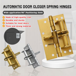 N.K. Spring Hinge for Automatic Self-Closing Doors: Multifunctional Door Closing Hinges with Screws