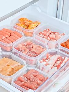 กล่องอาหารกลางวัน พร้อมฝาปิด สําหรับใส่อาหาร เนื้อสัตว์ ผัก อเนกประสงค์ แบบพกพา ทนความร้อน เข้าไมโครเวฟได้