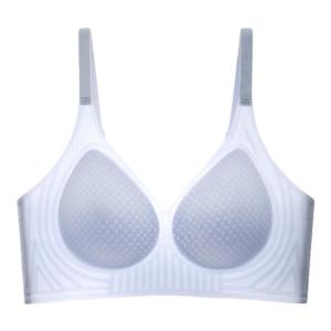 miiow | MiiOW Cat Woman Seamless Ice Silk Sports Bra Breathable Thin Summer Underwear Youth Female V-Neck Backless 3/4 Cup Nylon Bra