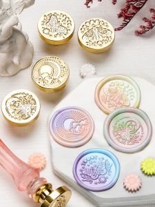 Chấm Dứt Bằng Gốm Phong Cách Nghệ Thuật Thủ Công Bằng Đồng Nguyên Khối Chấm Dứt Bằng Gốm Sáng Tạo Star Moon Series