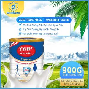 Sữa Cow True Milk Weight Gain - Dinh Dưỡng Đặc Biệt Cho Người Gầy Ốm Yếu Suy Dinh Dưỡng Người Cần Tăng Cân
