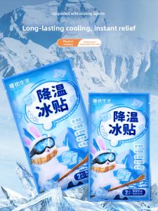 CMGF | Cooling Ice Patch Summer Heat Relief Smartphone Cooling Sticker Cold Compress Temperature Reducing Refreshing Heat Prevention