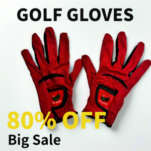 1 Pair Womens Mens Golf Gloves Suede Microfiber Cloth Anti-Slip Wear-Resistant Outdoor Sports Gloves Golf Supplies
