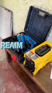 REAIM Welding Machine Portable Grinder and Drill Set With Jigsaw Inverter IGBT MMA 950