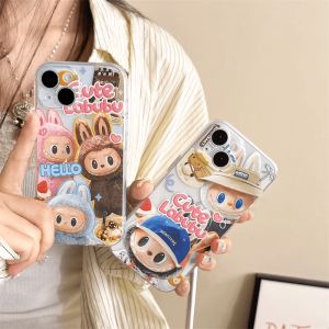 เคส Huawei Nova 12i Y6 12 11i 11 10 9 8 Pro 8i 7 7i 5T SE Y70 Y61 Y9S Y9เคสโทรศัพท์ Y7 Y6S Prime 2019 Honor Y8P Y7A 20 Y6P Y5P น่ารักทนต่อแรงกระแทก Labubu TM 28