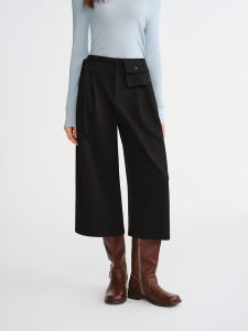 DUSHU | Relaxed Plus Size Women Trousers 7/8 Length