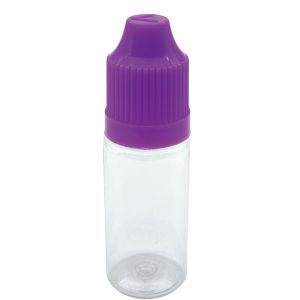 100pcs PET 10ml Plastic Dropper Empty E Liquid Bottle With Childproof Lid And Long Tip Eye Needle Vial