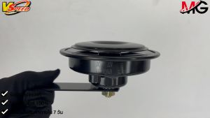 V-SPEED แตรหอยโข่งเสียงปิ้นๆ รถยุโรป DISC HORN 92mm 12V H(420Hz) BLACK แท้ 100% VD-1211H