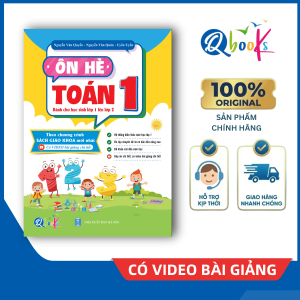 Sách - Ôn hè - Toán 1 (Lớp 1 lên 2) - Chương trình mới (Qbooks)