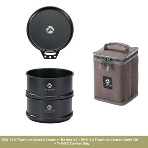 TSINGTON | Outdoor & Home Titanium Stainless Steel Steamer