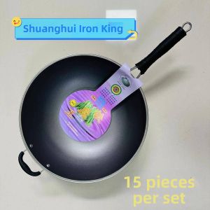 Shiny Non-stick Round Bottom Frying Pan