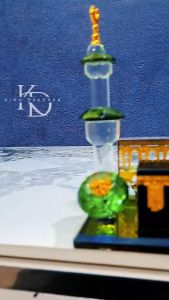 KABA Miniatur Kristal Kabah Pilar Hiasan Miniatur Islami Souvenir Islami Hiasan Meja Miniatur Muslim