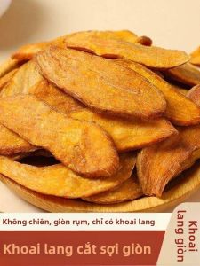 Khoai Lang Kho Chips Nướng Cát Không Chiên Giòn