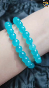Collection Grade Icy Peru Amazonite Bracelet