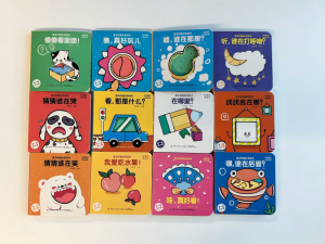 DangDang Bilingual Peekaboo Books Set of 12 Indestructible Early Learning Touch and Feel Board Books