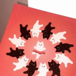 โปสการ์ดเจ้าแมวนักบัลเล่ต์ - Ballerina Cat Postcard