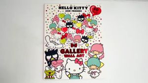 Hello Kitty & Friends Gallery Wall Art Premium Colouring Book With Pull Out Pages For Kids