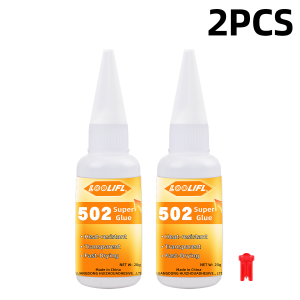 LOOLIFL | LOOLIFL High Strength 502 Cyanoacrylate Glue Fast Bond Transparent Universal Adhesive Multi-purpose Repair Glue DIY crafting