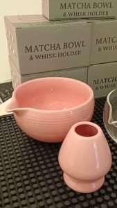 Matcha Bowl with Whisk Stand
