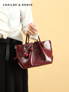 Modern Neutral Style Wedding Handbag Womens Cloud Design Red Bridal Bag Handbag Soft PU Leather Shoulder Bag for Wedding