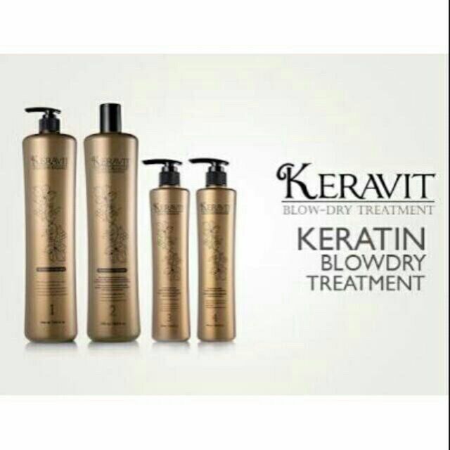 Keravit Brazilian Keratin Blowout Set 1,2,3,4 (100% Authentic & 100% ...