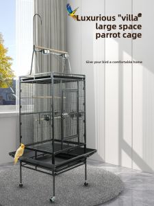 Luxury Villa Bird Cage Large Size Outdoor High End Observation Breeding Cage for Eight Brother Phoenix And Other Birds