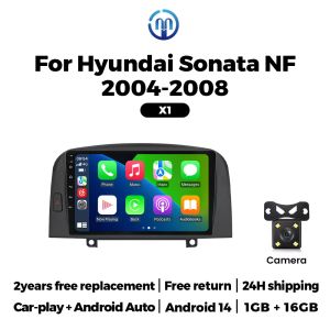 IPS touch screen Car Radio For Hyundai Sonata NF 2004 - 2008 Wireless Carplay GPS Navigation Autoradio Multimedia Video Player