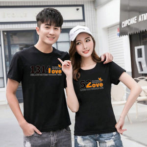 Cotton Short Sleeve Couples Shirts