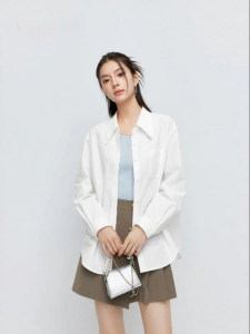 SEIFINI | Collared Long Sleeve Shirt for Women