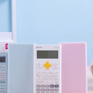 COD Cepat Deli 100% Kalkulator Saintifik Elektronik Scientific Calculator Smart LCD Display Deli1700