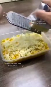 Parutan Keju Stainless Steel Alat parut Kentang Buah Sayur MLH T10