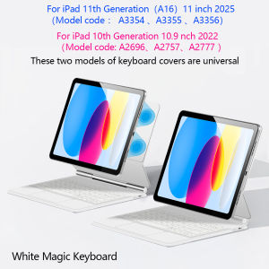 AJIUYU | Bàn Phím Magic Có Đèn Nền Cho iPad 10 Thế Hệ Thứ 10 Năm 2022 Ốp Lưng 11 Inch 2025 Thế Hệ Thứ 11 Bàn Phím Thông Minh Đa Điểm Cảm Ứng Hỗ Trợ Tiếng Anh