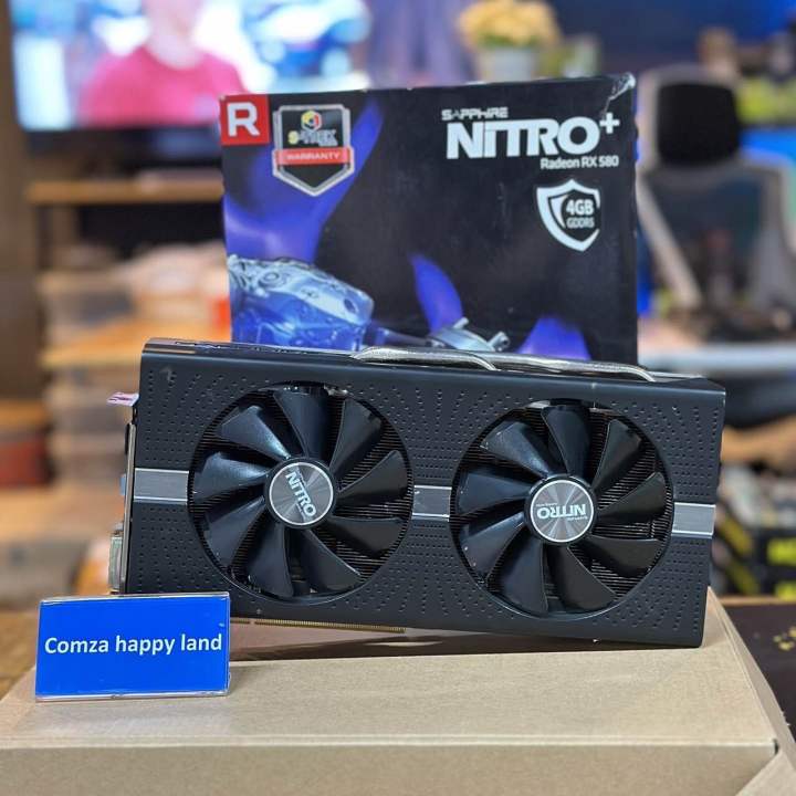 RX580 8GB Amd การ์ดจอมือสอง ตัวแรง มีประกัน คละยี่ห้อ | Lazada.co.th