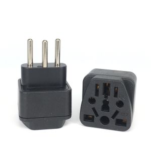 Bolantedz Universal 3pin Switzerland Conversion Plug Adapter UK/US/EU/AU To Swiss Travel Plug Type J Plug Converter Plug