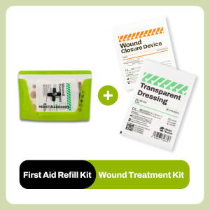 Rhino Rescue Outdoor & Home First Aid Refill Bag – Emergency Supplies with Survival Blanket Bandages Gauze Pads Trauma Shears