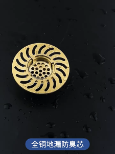 Bathroom Brass Floor Drain Core Insect Resistant Odor Hair Interception Quick Drainage Universal