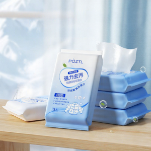 Pozitilan | Dry Clean Wet Wipes Power Stain Removal No Marks Cloth Cleaning
