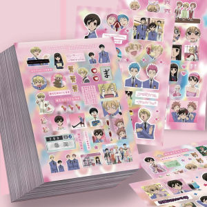 Bandai | 16 Tờ Ouran High School Host Club Graffiti Puzzle Stickers DIY Đề Can Chống Thấm Nước Cho Chai Điện Thoại Túi Du Lịch Thẩm Mỹ Quà Tặng Sáng Tạo Dành Cho Lứa Tuổi Từ 14 Trở Lên