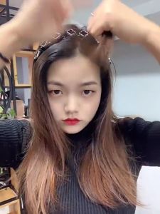 Bando Jepit 2in1 Pengikat Rambut Fashion Wanita Korea Dewasa Pola Mutiara Kristal