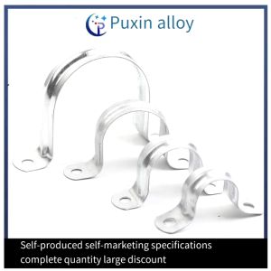 10Pcs 304 Stainless Steel Plumbing Pipe Piping Saddle Clip Brackets U Shaped Saddle Clamp 10-100mm All Sizes