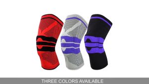 Bó bảo vệ đầu gối Aolikes A-7721 thiết kế thanh cacbon đàn hồi hỗ trợ khớp gối Sport Knee Protector