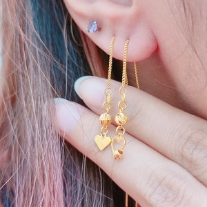 JIN JING SUBANG JARUM BALL/STAR/LOVE EMAS 916 TULEN 1.36G-1.98G