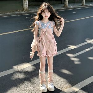SHANGLEXIONG | Chic and Trendy Childrens Dungaree Suit Summer