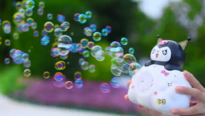 Mainan Anak Bubble Camera Kamera Bubble Labubu Kuromi Lucu