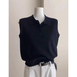 chaqi | French Style Slim Fit Knit Tank Top