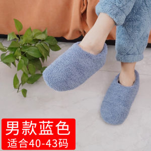 Dép Đi Trong Nhà Mùa Đông Đế Vải Đế Mềm Đế Cao Su Ấm Áp Trong Nhà Chống Trượt Nhẹ Thoải Mái Cho Nam Và Nữ