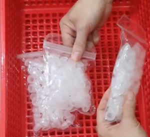 (SIÊU RẺ) 1 Bịch 100 Chum Silicone dẻo loại nhỏ và loại to dùng đựng mực xăm