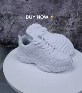 *SG Seller* Neckermann 9277 lace school shoes white black