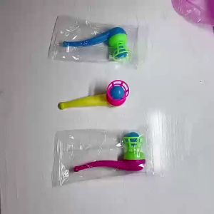 TAIYO Mainan Anak Jadul Tiup Bola Peluit Pipa Pipe Blow Ball Permainan